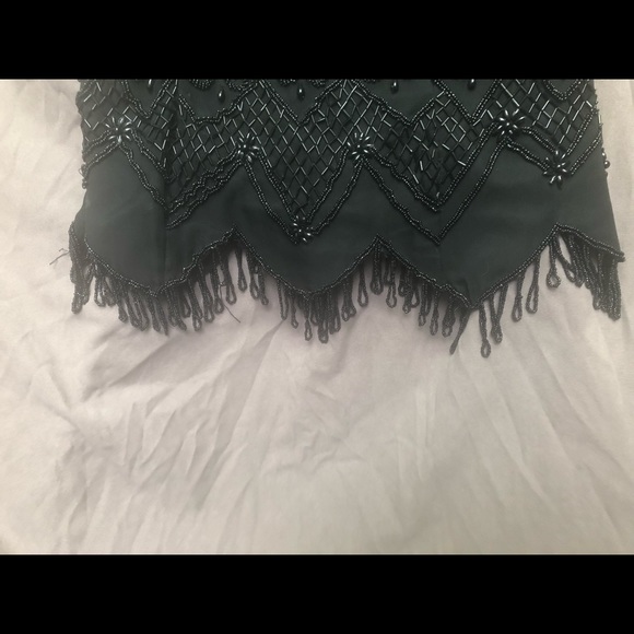 Size S June’s House of Fashion beaded silk top - Picture 5 of 12